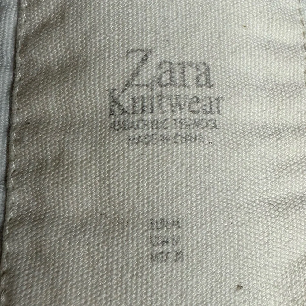 Zara Cream Button-Up Hooded Cardigan - Picture 7 of 12